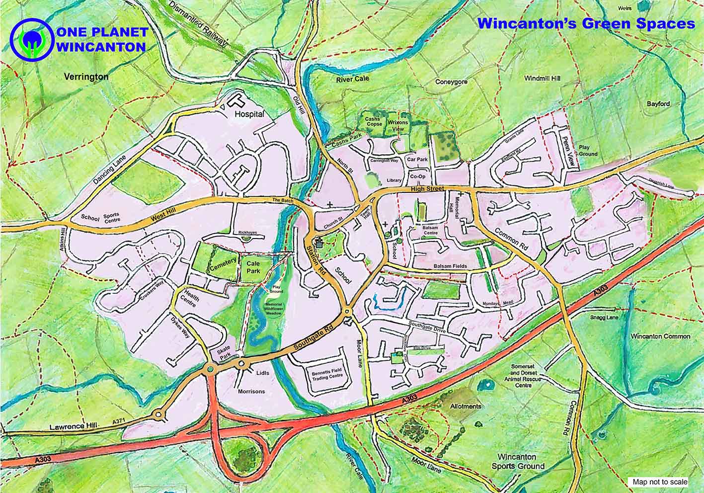 Map of Wincanton