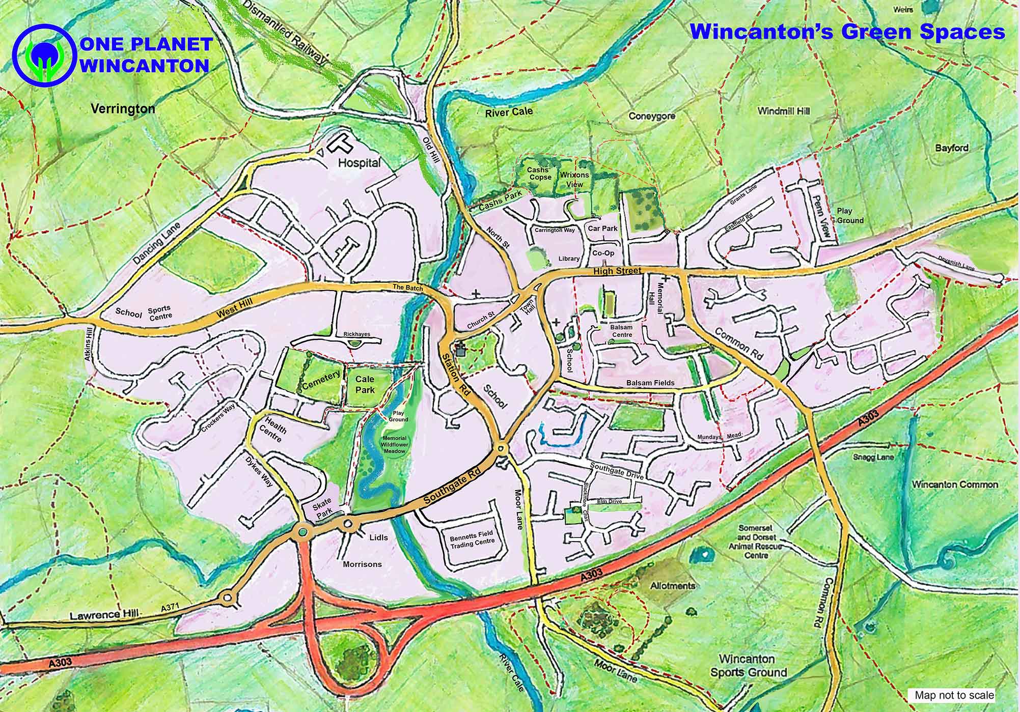 Map of Wincanton